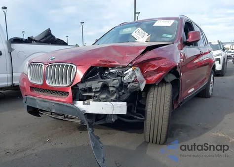 2013 BMW X3 xDrive28I z USA, uszkodzony, nr VIN 5UXWX9C59D0A16044